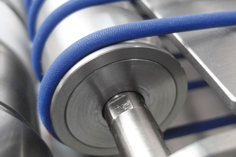 konveyör bant mavi yuvarlak kayış pürüzlü ngı ayak esersan ayak poliüretan gıda konveyör bandı tırtıklı konveyör bant